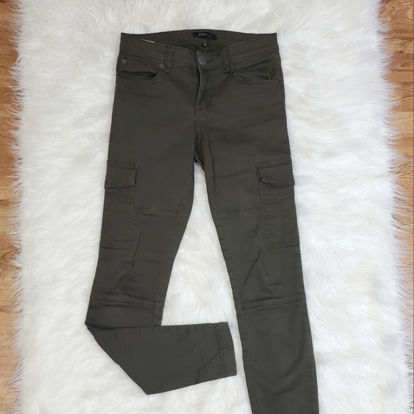 Sts Blue Olive Green Cargo Jeans 